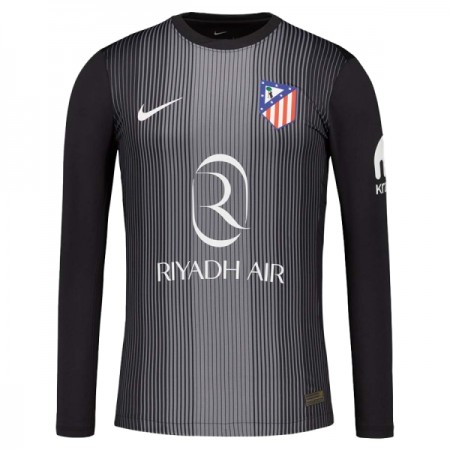 Atlético Madrid Keeper Drakt 2025-26 Svart Langermet Atlético Madrid Keeper Drakt 2025-26 Svart Langermet